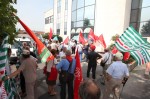 3 agosto 2011. Manifestazione dei Pensionati Cgil Cisl Uil