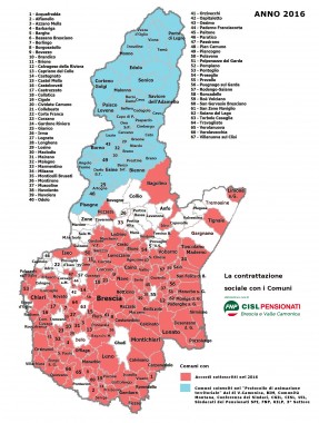 Una mappa piena di risultati