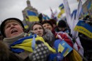 Ucraina, nuova protesta in piazza a Kiev pro Ue