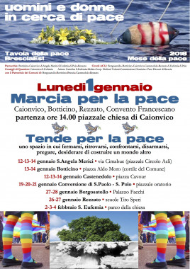 La “Marcia per la pace” da Caionvico a Rezzato