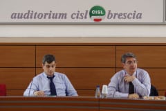 Cisl, un’ora e mezza di confronto con il candidato sindaco Emilio Del Bono