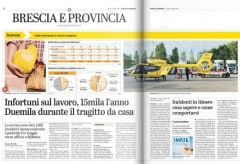 Infortuni sul lavoro, il trend torna purtroppo a crescere