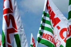 Metalmeccanici, presidio per la proroga degli ammortizzatori sociali