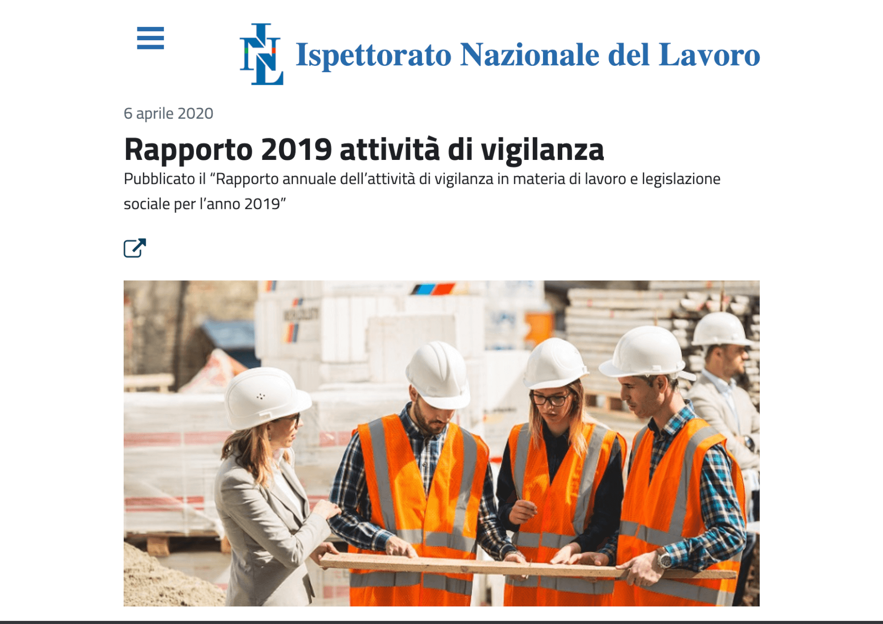 Gli Ispettori Degli Organi Di Vigilanza